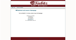 Desktop Screenshot of kiebitz.at